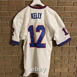 HOF Jim Kelly BUFFALO BILLS Jersey Size 52 Mitchell & Ness 1990 Super Bowl 25