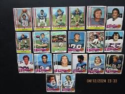 Huge Lot 0f 1500 All Buffalo Bills 1960's, 70's, 80's Cards + 25 Team Sets