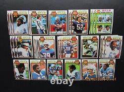 Huge Lot 0f 1500 All Buffalo Bills 1960's, 70's, 80's Cards + 25 Team Sets