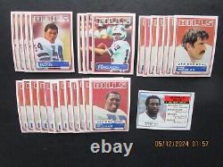 Huge Lot 0f 1500 All Buffalo Bills 1960's, 70's, 80's Cards + 25 Team Sets