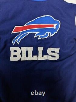 JH Design NFL Buffalo Bills Football Men Full Snap Jacket