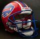 Jim Kelly Buffalo Bills Schutt Jop-sw Football Helmet Facemask- Seattle Blue