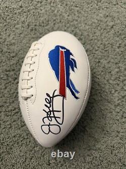 JIM KELLY Buffalo Bills Authentic Autographed Signed Football