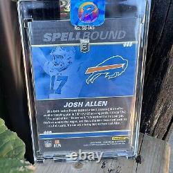 JOSH ALLEN Blue Spellbound N 6/10 2022 Donruss Elite Buffalo Bills NFL SB-JA5