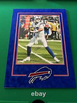 JOSH ALLEN Buffalo Bills Signed Photo 16 x20 Beckett Fanatics NFL Bills! MINT