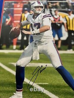 JOSH ALLEN Buffalo Bills Signed Photo 16 x20 Beckett Fanatics NFL Bills! MINT