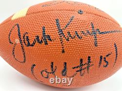 Jack Kemp Buffalo Bills Signed Baden NFL Football Personalized Old #15