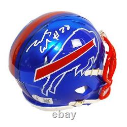 James Cook Signed Buffalo Bills Flash Speed Mini Football Helmet (Beckett)