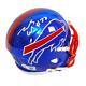 James Cook Signed Buffalo Bills Flash Speed Mini Football Helmet (beckett)