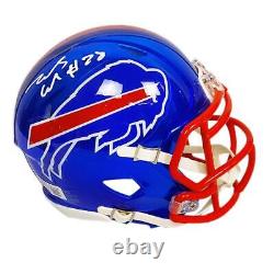 James Cook Signed Buffalo Bills Flash Speed Mini Football Helmet (Beckett)