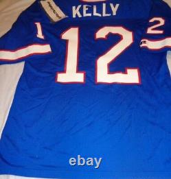 Jim Kelly 12 Buffalo Bills Russell Athletic NFL Football Jersey Adult 48