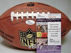 Jim Kelly Autograph Signed NFL Game Football Buffalo Bills The Duke Hof 02 Jsa