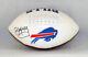 Jim Kelly Autographed Buffalo Bills Logo Football- Jsa Witnessed Authenticated