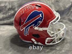 Jim Kelly Autographed Buffalo Bills Throwback Speed Full Size Helmet