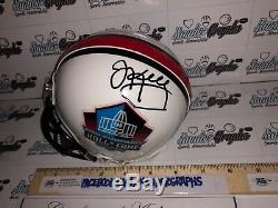 Jim Kelly Buffalo Bills Hof Signed Autographed White Football Mini-helmet-coa