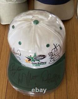 Jim Kelly Fundraiser & HOF Hat Collection of 10 withSignatures Buffalo Bills