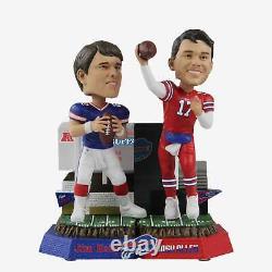 Jim Kelly & Josh Allen Buffalo Bills Then And Now Bobblehead NFL Football