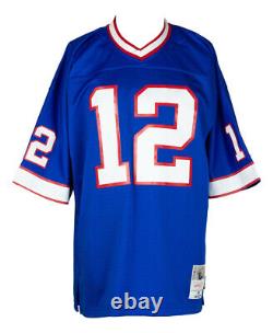 Jim Kelly Signed Buffalo Bills Blue Mitchell & Ness Football Jersey JSA ITP