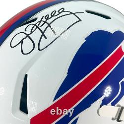 Jim Kelly Signed Buffalo Bills Speed Full-Size Replica Football Helmet (Beckett)