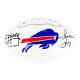 Jim Kelly And Thurman Thomas Signed Buffalo Bills Official Nfl Team Logo Footbal