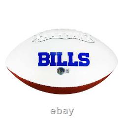 Jim Kelly and Thurman Thomas Signed Buffalo Bills Official NFL Team Logo Footbal