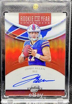 Josh Allen 2018 Optic Contenders Red Prizm Rookie of the Year Signature Auto /99