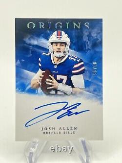 Josh Allen 2018 Origins Rookie On Card Auto #4/25 Buffalo Bills MONSTER