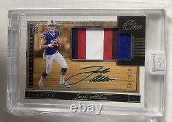 Josh Allen 2018 Panini One RC Rookie Auto Patch SP Jersey #/199 Mint Sealed NR