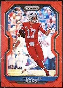 Josh Allen 2020 Prizm Retail Red Prizm SSP #1 Buffalo Bills #/20 RARE