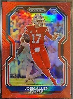 Josh Allen 2020 Prizm Retail Red Prizm SSP #1 Buffalo Bills #/20 RARE