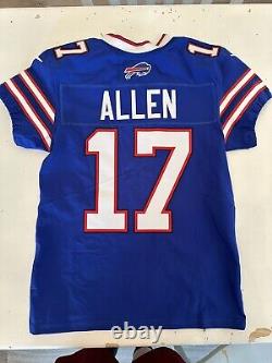 Josh Allen Authentic Buffalo Bills Nike Elite Jersey Size 40 New With Tags