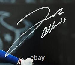 Josh Allen Autographed Buffalo Bills 16x20 Spotlight Photo Beckett Witnessed