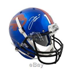 Josh Allen Autographed Buffalo Bills Custom Full-Size Football Helmet JSA COA
