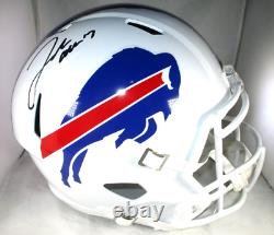 Josh Allen / Autographed Buffalo Bills Full Size Speed Replica Helmet / Beckett