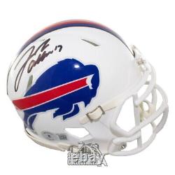 Josh Allen Autographed Buffalo Bills Mini Speed Football Helmet BAS