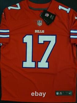 Josh Allen Autographed Buffalo Bills Red Nike Jersey (Fanatics Authentic COA)