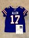 Josh Allen Autographed Nike Elite On Field Jersey With Jsa Loa Buffalo Bills Blue