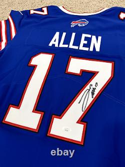 Josh Allen Autographed Nike Elite On Field Jersey with JSA LOA Buffalo Bills Blue