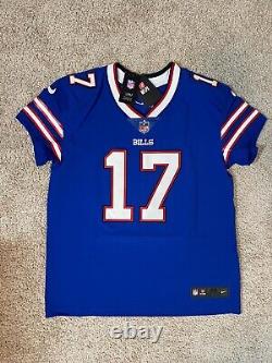 Josh Allen Autographed Nike Elite On Field Jersey with JSA LOA Buffalo Bills Blue