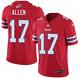 Josh Allen Bills Red Nike Youth Stitched Tackle Twill & Embroidered Jersey