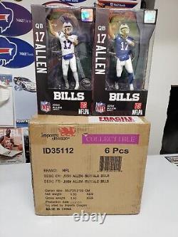 Josh Allen Buffalo Bills Imports Dragon Sealed Case Of 6 Figures With Chase