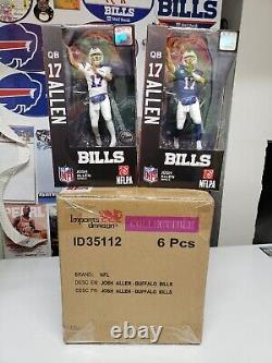 Josh Allen Buffalo Bills Imports Dragon Sealed Case Of 6 Figures With Chase