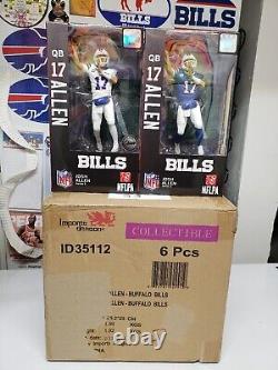 Josh Allen Buffalo Bills Imports Dragon Sealed Case Of 6 Figures With Chase