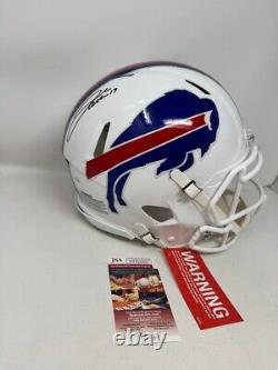 Josh Allen Buffalo Bills Signed Autographed Full Size Helmet PROLINE JSA COA