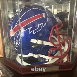 Josh Allen Buffalo Bills Signed FS Flash Replica Beckett Withglass Case