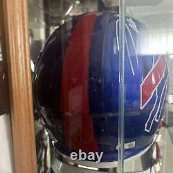 Josh Allen Buffalo Bills Signed FS Flash Replica Beckett Withglass Case