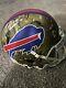 Josh Allen, Buffalo Bills, Super Rare Signed Fs Authentic Camo Helmet