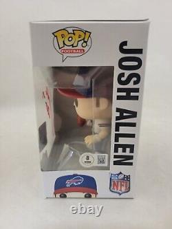 Josh Allen Buffalo Signed Bills Funko Pop! Football NFL Draft #109 Hat/Red