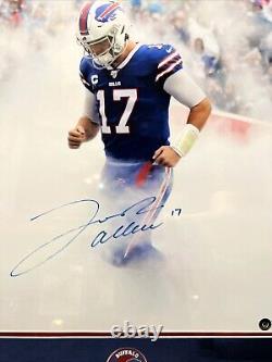 Josh Allen Signed 16x20 Beckett Hologram COA Framed Autograph Buffalo Bills