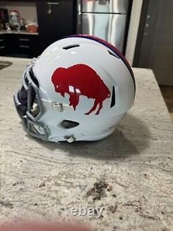 Josh Allen Signed Bills Full Size Replica Helmet Beckett/bas